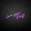 'Love yourself' neon sign - VINTAGE SIGN