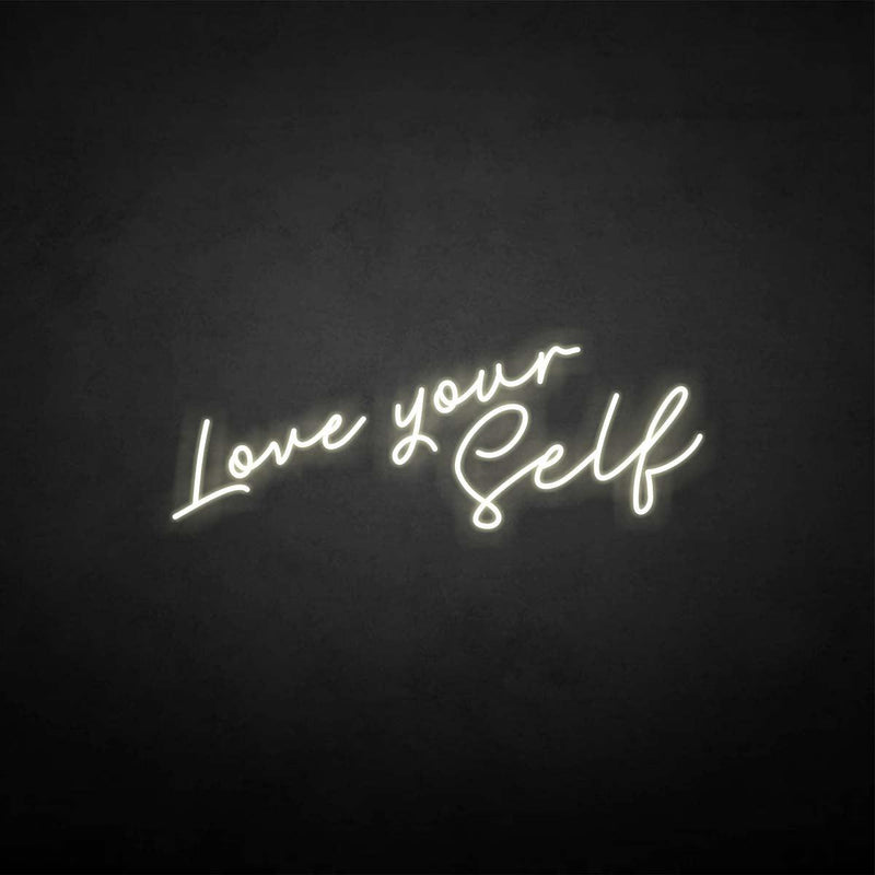 'Love yourself' neon sign - VINTAGE SIGN