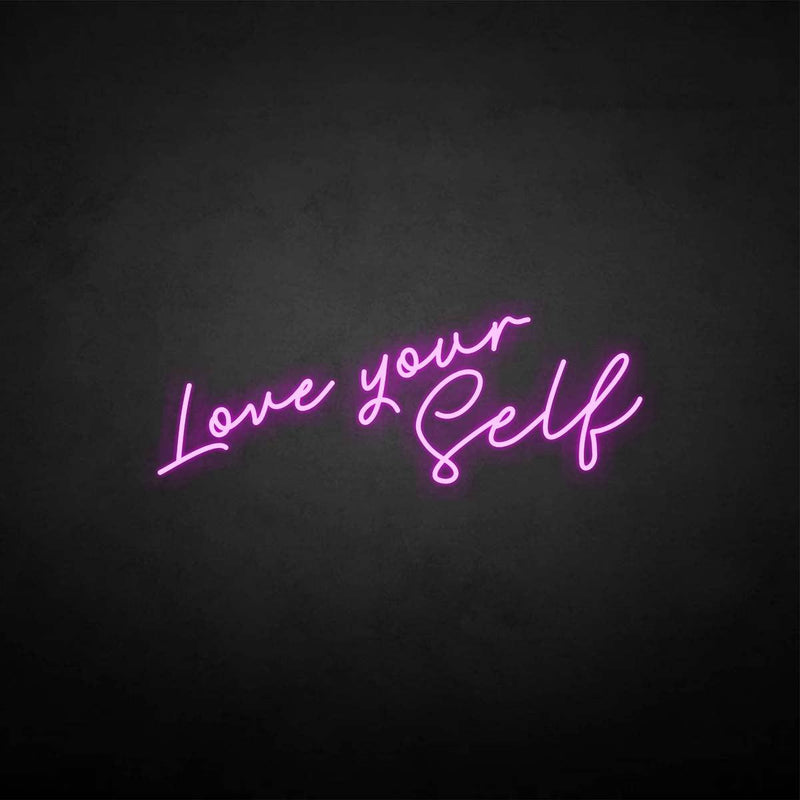 'Love yourself' neon sign - VINTAGE SIGN