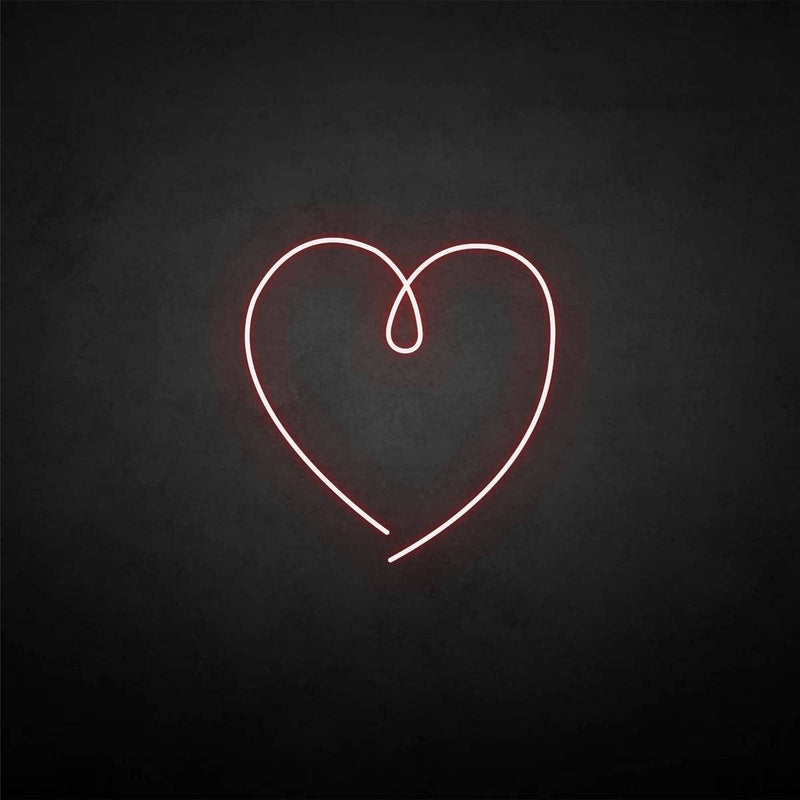 'the heart of love' neon sign - VINTAGE SIGN