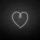 'the heart of love' neon sign - VINTAGE SIGN