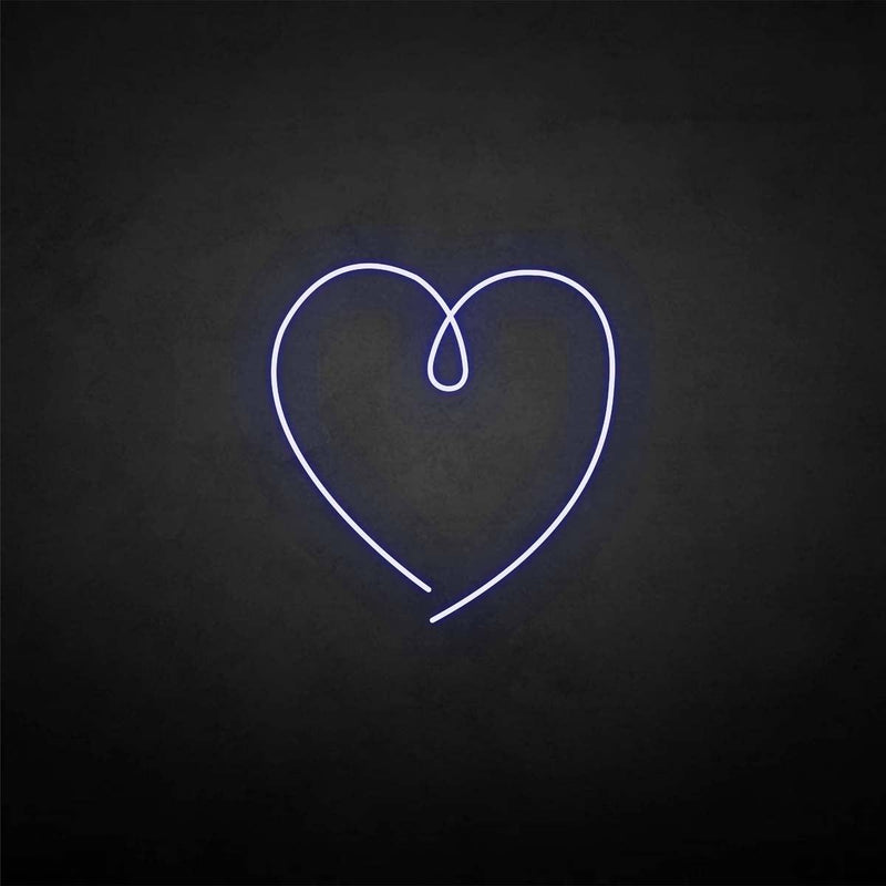 'the heart of love' neon sign - VINTAGE SIGN