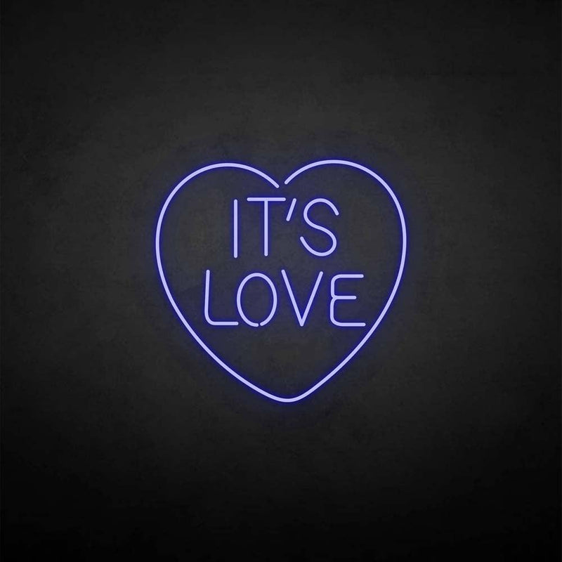 'IT'S LOVE' neon sign - VINTAGE SIGN