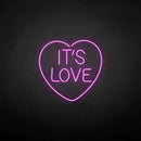 'IT'S LOVE' neon sign - VINTAGE SIGN