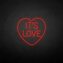 'IT'S LOVE' neon sign - VINTAGE SIGN