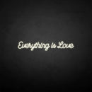 'Everything is love' neon sign - VINTAGE SIGN