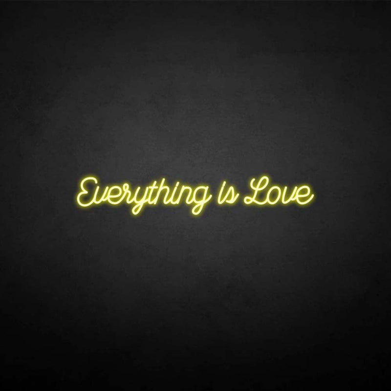 'Everything is love' neon sign - VINTAGE SIGN