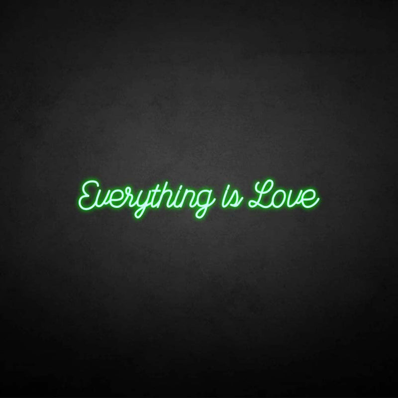 'Everything is love' neon sign - VINTAGE SIGN