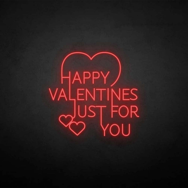 'Happy valentines for you' neon sign - VINTAGE SIGN