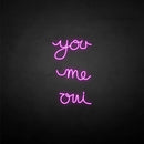 'you me oui' neon sign - VINTAGE SIGN