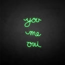 'you me oui' neon sign - VINTAGE SIGN