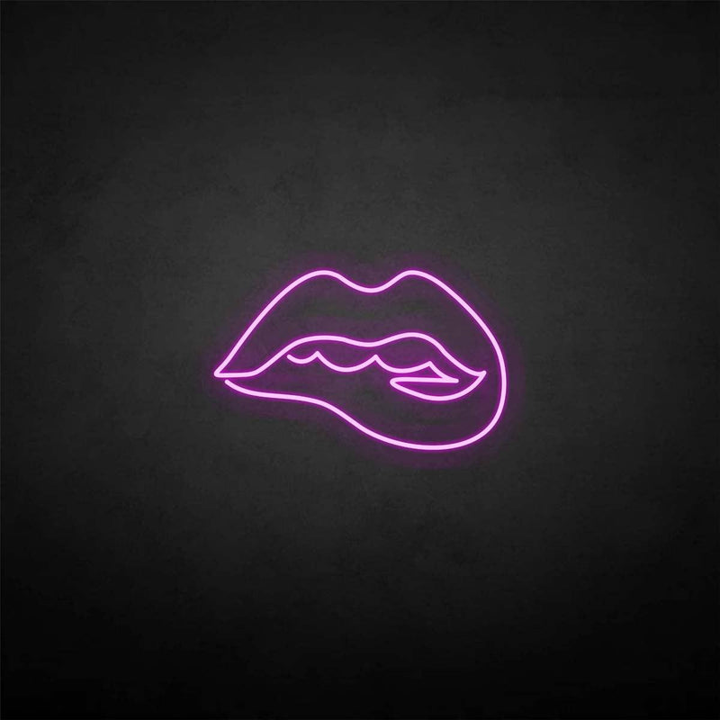 'Bite the Lips' neon sign - VINTAGE SIGN