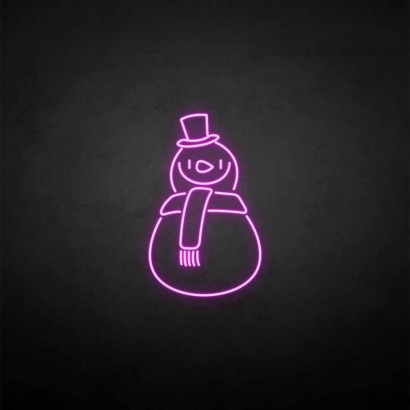 'Snow man' neon sign - VINTAGE SIGN