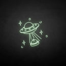 'The spaceship and the bun' neon sign - VINTAGE SIGN