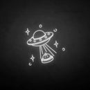 'The spaceship and the bun' neon sign - VINTAGE SIGN