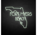 'FORT MYERS BEACH' neon sign - VINTAGE SIGN