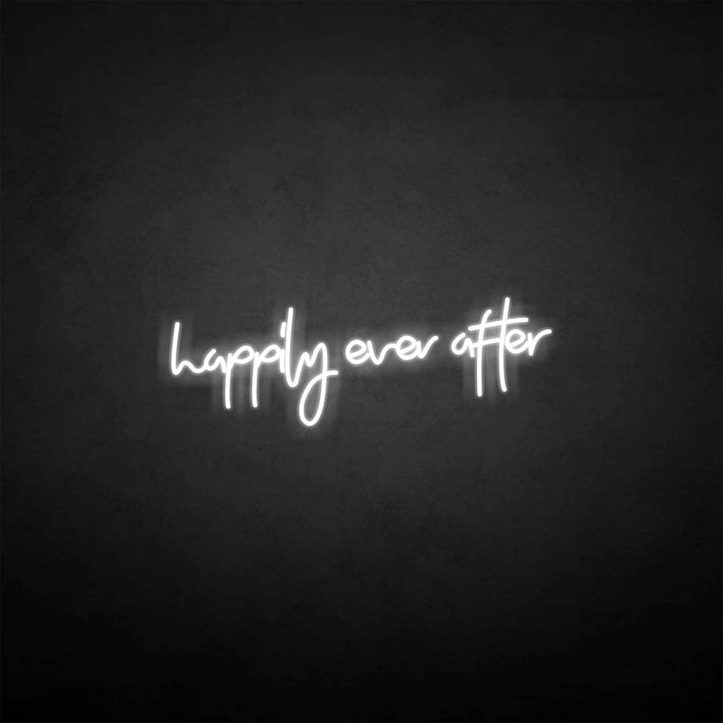 'happily ever after 1' neon sign - VINTAGE SIGN