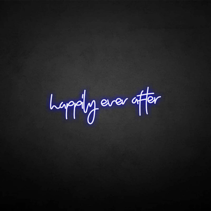 'happily ever after 1' neon sign - VINTAGE SIGN