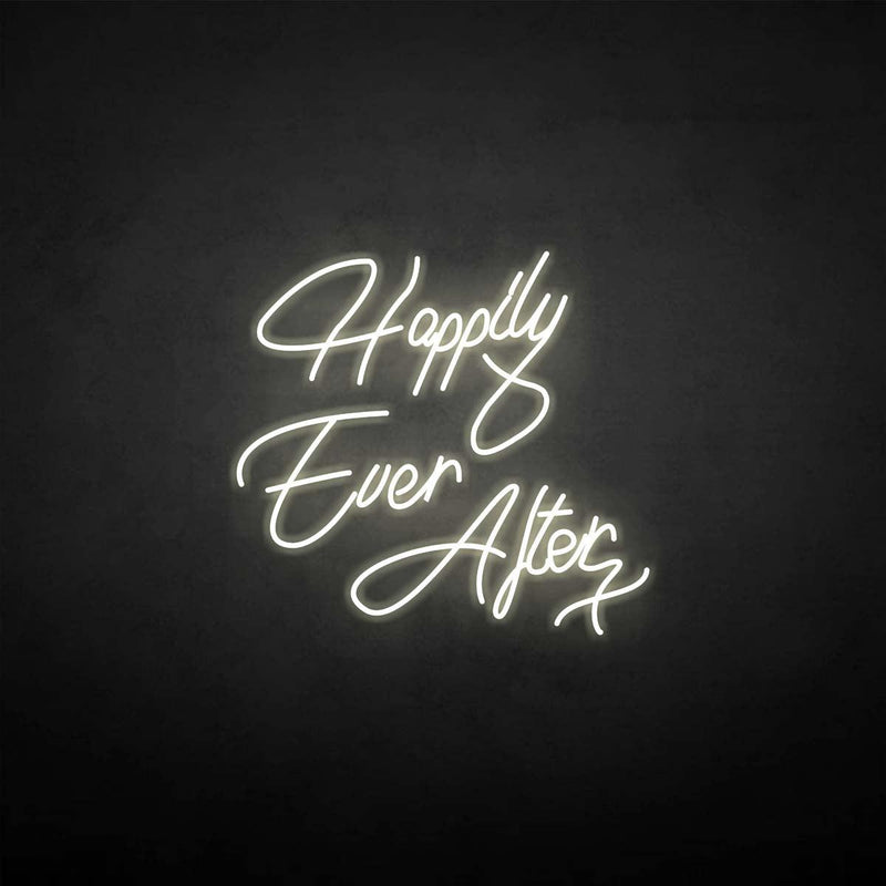 'happily ever after 2' neon sign
