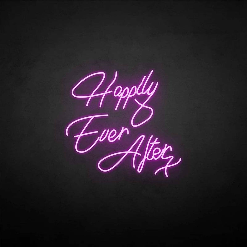'happily ever after 2' neon sign - VINTAGE SIGN