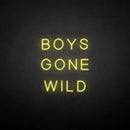 'BOYS GONE WILD' neon sign - VINTAGE SIGN