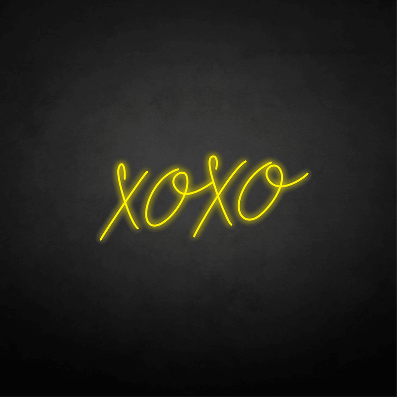 XOXO neon sign