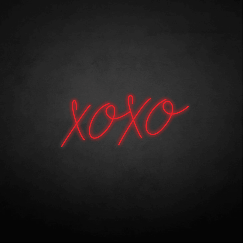 XOXO neon sign