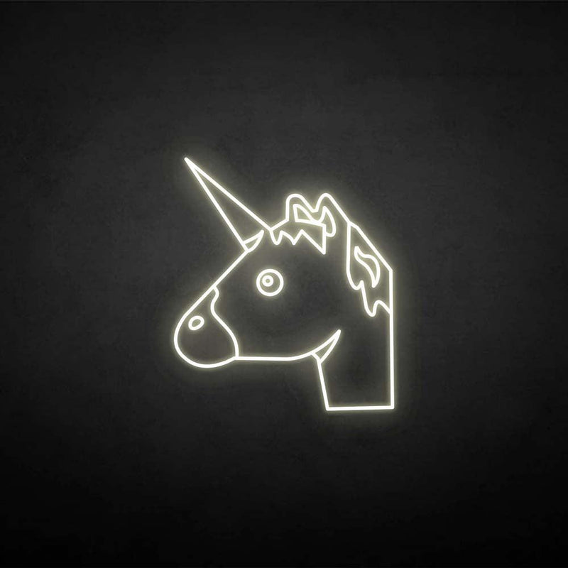 'Unicornhead' neon sign - VINTAGE SIGN