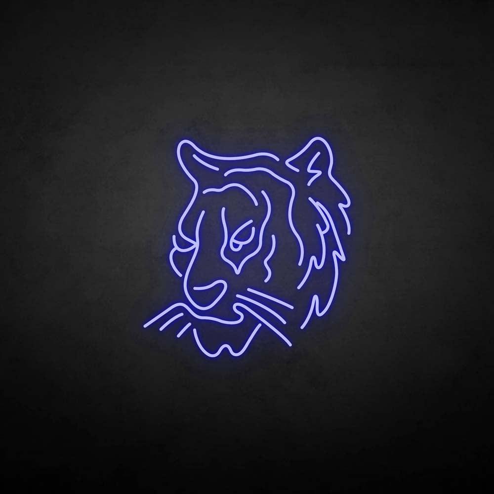 'Tiger head' neon sign