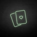 'Love card' neon sign - VINTAGE SIGN