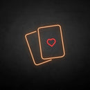 'Love card' neon sign - VINTAGE SIGN