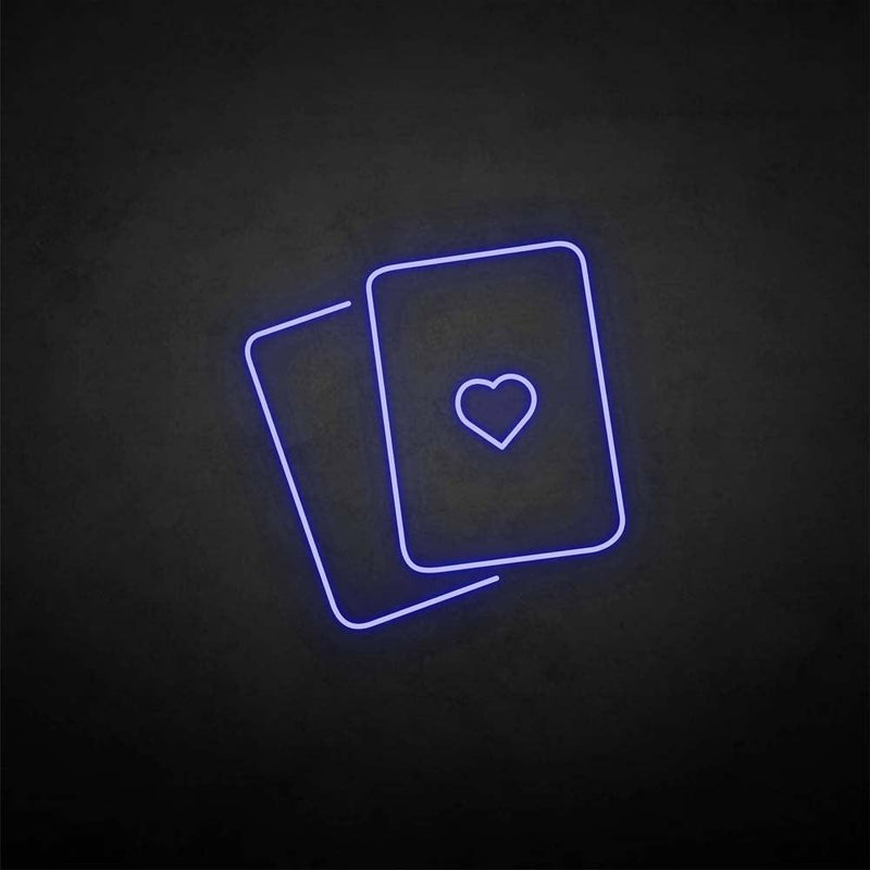 'Love card' neon sign - VINTAGE SIGN
