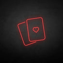 'Love card' neon sign - VINTAGE SIGN