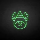 Christmas reindeer' neon sign - VINTAGE SIGN