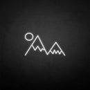 'Sunset and mountain' neon sign - VINTAGE SIGN