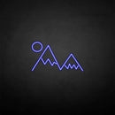 'Sunset and mountain' neon sign - VINTAGE SIGN