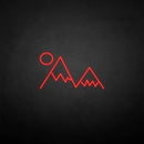 'Sunset and mountain' neon sign - VINTAGE SIGN