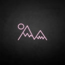 'Sunset and mountain' neon sign - VINTAGE SIGN