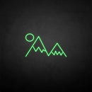 'Sunset and mountain' neon sign - VINTAGE SIGN