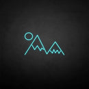 'Sunset and mountain' neon sign - VINTAGE SIGN