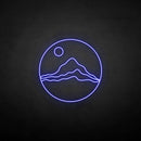 'Sunset and mountain2' neon sign - VINTAGE SIGN
