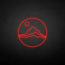 'Sunset and mountain2' neon sign - VINTAGE SIGN