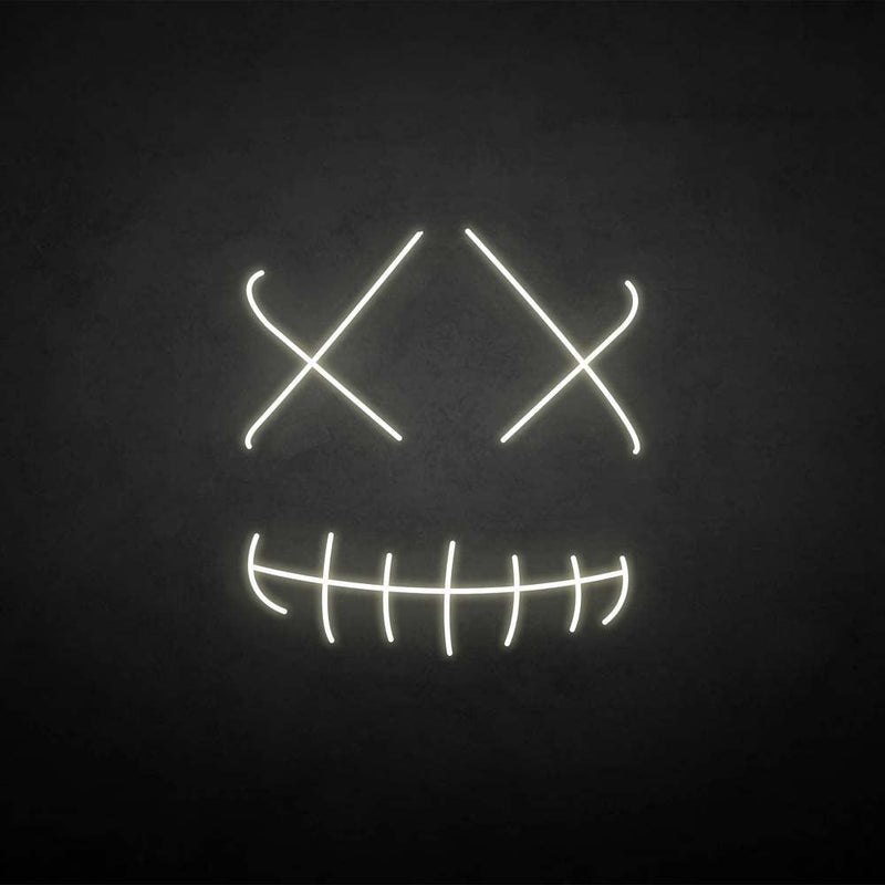 'X X' neon sign