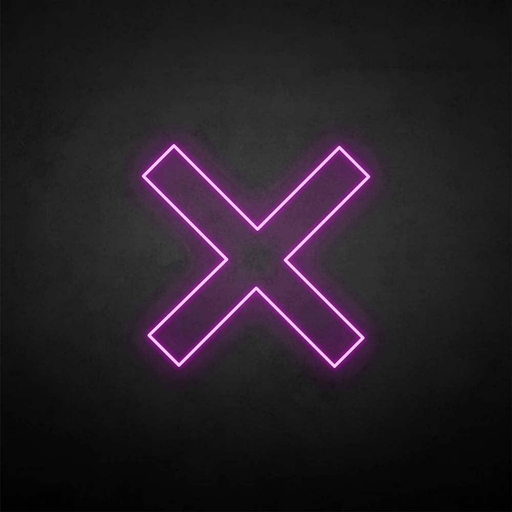Neon Xp Sign 'X-mark' neon sign