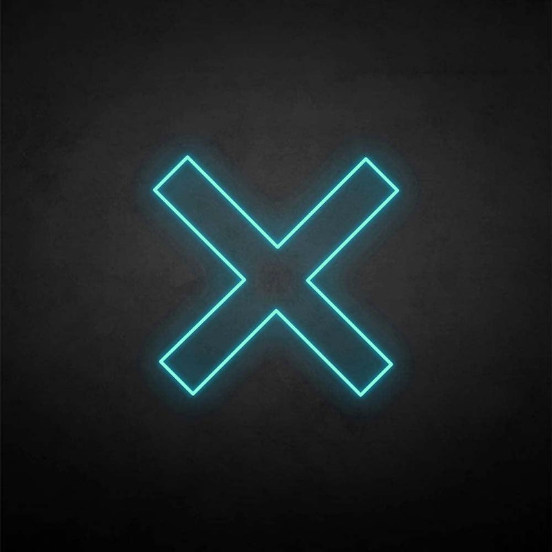 'X-mark' neon sign - VINTAGE SIGN