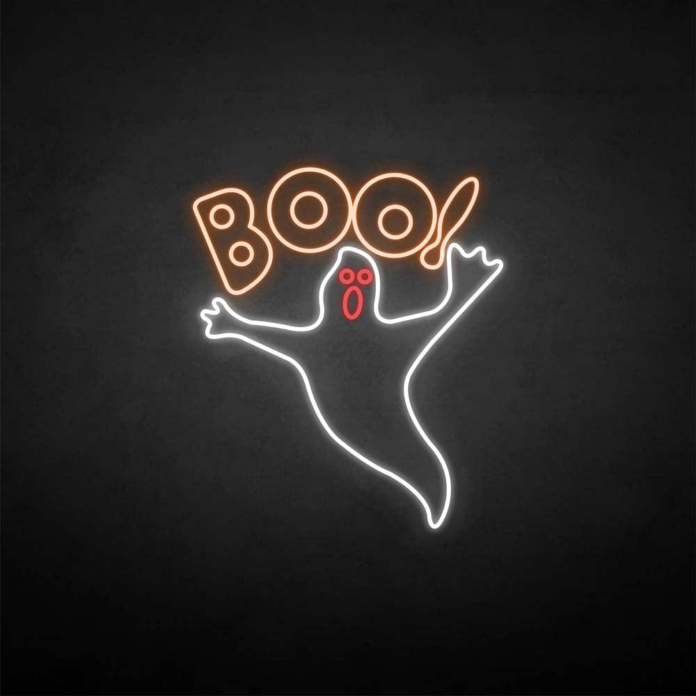 Neon Boo Led Sign 'BOO!' neon sign