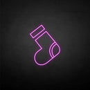 'marry christmas-stocking' neon sign - VINTAGE SIGN