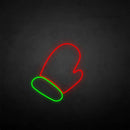 'marry christmas-glove' neon sign - VINTAGE SIGN