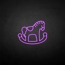 'marry christmas-wooden horse' neon sign - VINTAGE SIGN