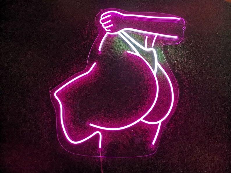 'Body' neon sign - VINTAGE SIGN